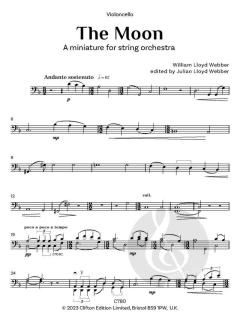 The Moon (Cello part) von William Lloyd Webber 