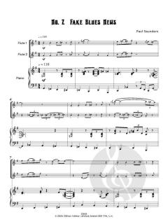 Essential Jazz Flute Duets von Paul Saunders (Download) 