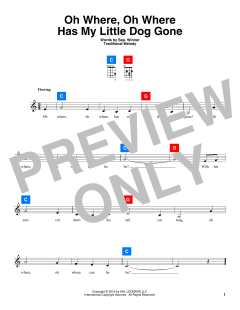 Oh Where, Oh Where Has My Little Dog Gone von Traditional (Download) 