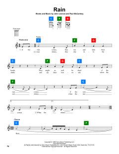 Rain von The Beatles (Download) 