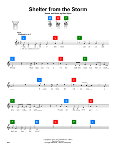 Shelter From The Storm von Bob Dylan (Download) 