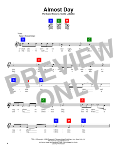 Almost Day von Huddie Ledbetter (Download) 