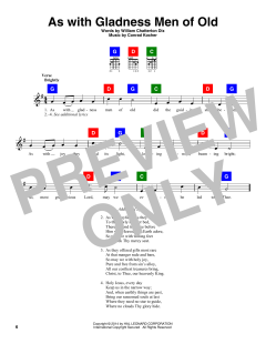 As With Gladness Men Of Old von Conrad Kocher (Download) 