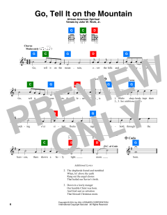 Go, Tell It On The Mountain von Travis Perry (Download) 