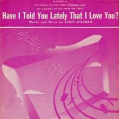 Have I Told You Lately That I Love You von Ricky Nelson (Download) 