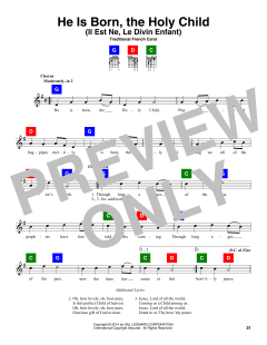 He Is Born, The Holy Child von Travis Perry (Download) 