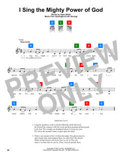 I Sing The Mighty Power Of God von Isaac Watts (Download) 