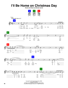 I'll Be Home On Christmas Day von Elvis Presley (Download) 