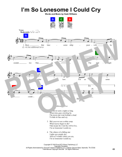 I'm So Lonesome I Could Cry von Elvis Presley (Download) 