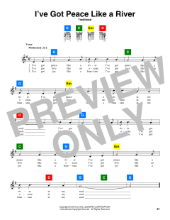 I've Got Peace Like A River von Traditional (Download) 