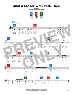 Just A Closer Walk With Thee von Kenneth Morris (Download) 