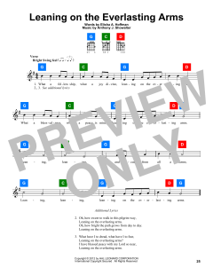 Leaning On The Everlasting Arms von Elisha A. Hoffman (Download) 