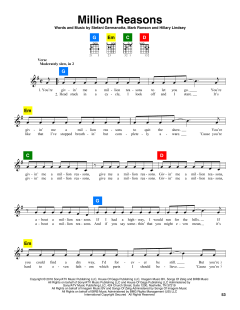 Million Reasons von Lady Gaga (Download) 