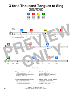O For A Thousand Tongues To Sing von Lowell Mason (Download) 