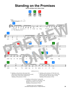 Standing On The Promises von R. Kelso Carter (Download) 
