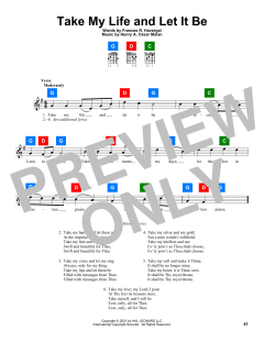 Take My Life And Let It Be von Henry A. Cesar Malan (Download) 