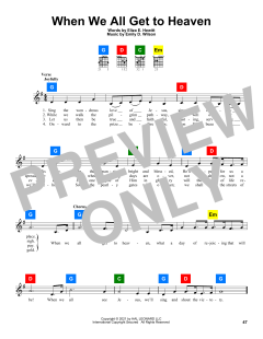 When We All Get To Heaven von Eliza E. Hewitt (Download) 