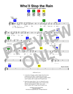 Who'll Stop The Rain von Creedence Clearwater Revival (Download) 