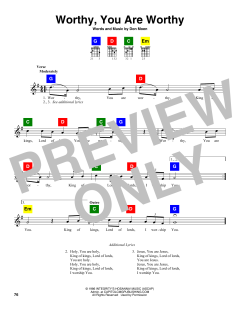 Worthy, You Are Worthy von Travis Perry (Download) 