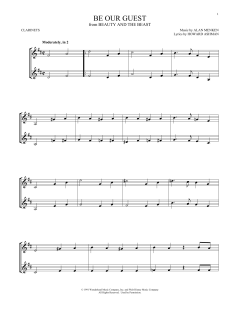Be Our Guest von Alan Menken (Download) 