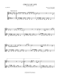 Circle Of Life von Elton John (Download) 
