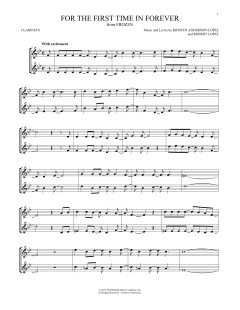 For The First Time In Forever von Robert Lopez (Download) 