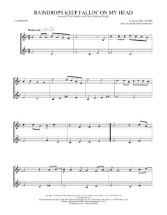 Raindrops Keep Fallin' On My Head von Hal David (Download) 