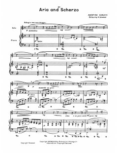 Aria & Scherzo von Agostino Gabucci (Download) 