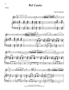 Bel Canto von Clair W. Johnson (Download) 