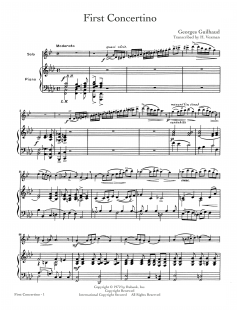 First Concertino von Georges Guilhaud (Download) 