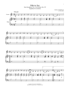 Ode To Joy von Ludwig van Beethoven (Download) 