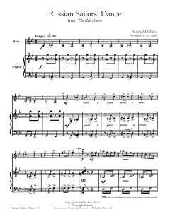 Russian Sailors' Dance von Reinhold Glière (Download) 