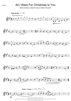 All I Want For Christmas Is You von Mariah Carey (Download) 