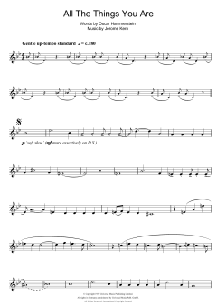 All The Things You Are von Jerome Kern (Download) 