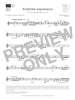 Andante espressivo von Felix Mendelssohn (Download) 