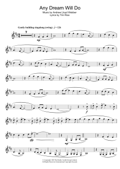 Any Dream Will Do von Andrew Lloyd Webber (Download) 