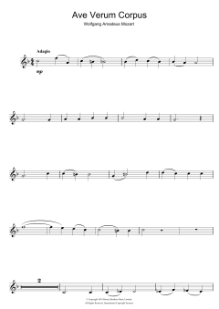 Ave Verum Corpus, K618 von Wolfgang Amadeus Mozart (Download) 