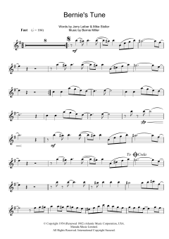 Bernie's Tune von Bernie Miller (Download) 