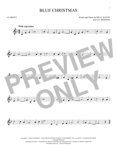 Blue Christmas von Elvis Presley (Download) 