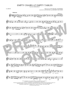 Empty Chairs At Empty Tables von Alain Boublil (Download) 