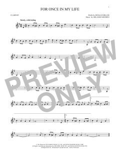 For Once In My Life von Stevie Wonder (Download) 