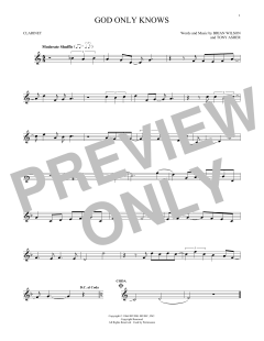 God Only Knows von Tony Asher (Download) 