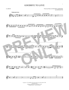 Goodbye To Love von The Carpenters (Download) 