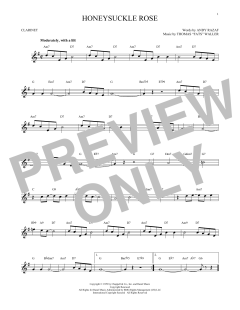 Honeysuckle Rose von Andy Razaf (Download) 