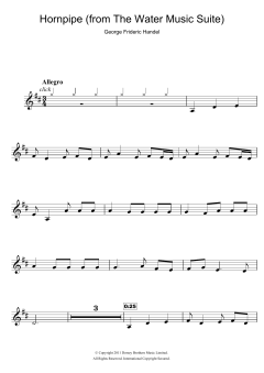Hornpipe von Georg Friedrich Händel (Download) 
