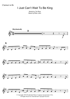 I Just Can't Wait To Be King von Elton John (Download) 