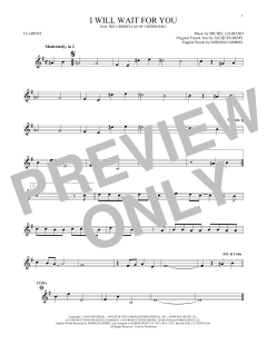 I Will Wait For You von Michel Legrand (Download) 