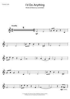 I'd Do Anything von Lionel Bart (Download) 