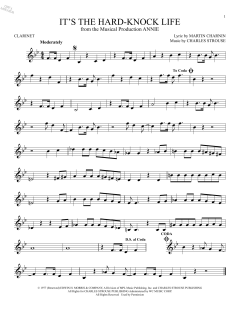 It's The Hard-Knock Life von Martin Charnin (Download) 