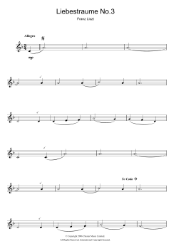 Liebestraume: Notturno No.3 In A Flat: O Lieb, So Lang Du Lieben... von Franz Liszt (Download) 